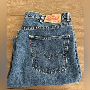 Levi's Relaxed 550 Blue Jeans‎ Size 40x34 Gently Worn
